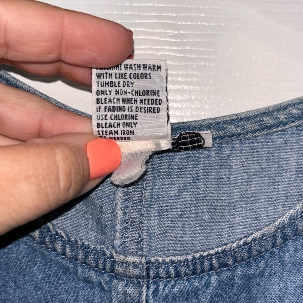 FADS vintage denim dress size 8 with pockets - Picture 6 of 14